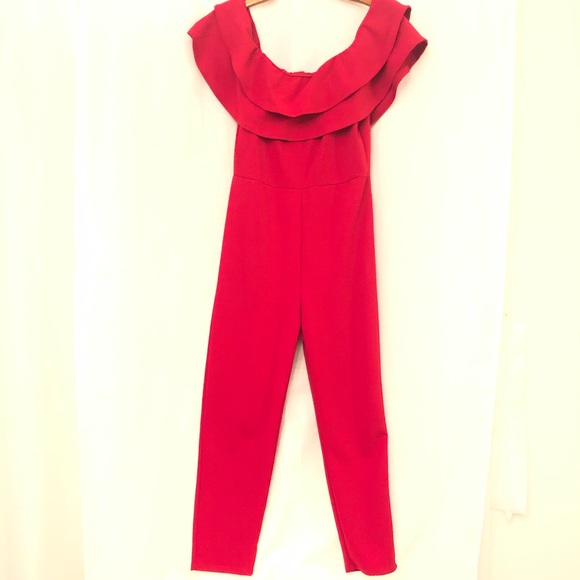 Red Jumpsuit - Picture 3 of 6